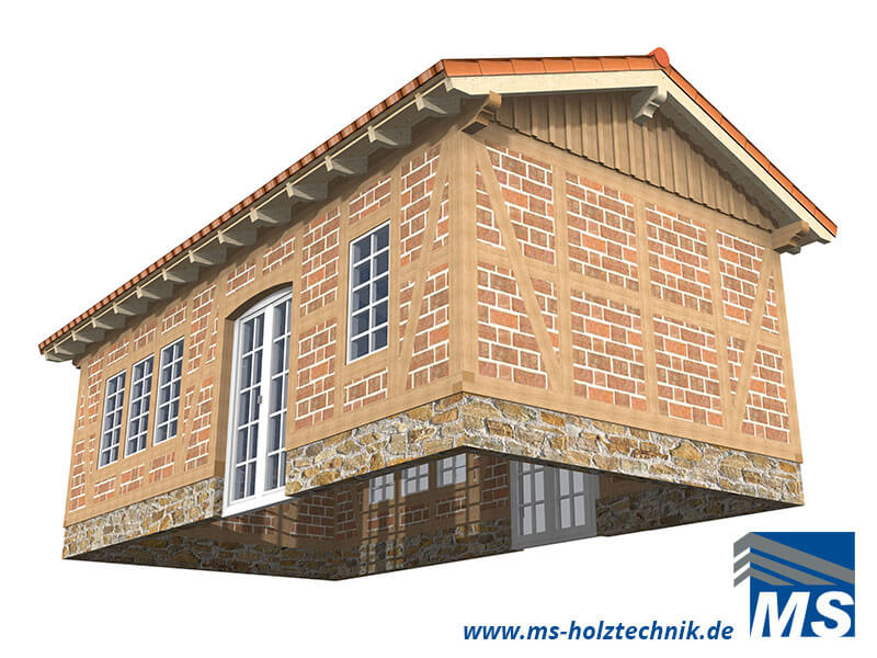 Gartenhaus Bausatz für Selbstaufbau oder Montage durch MSHolztechnik